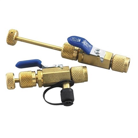  1/4" + extra 1/4" vacuüm/service poort