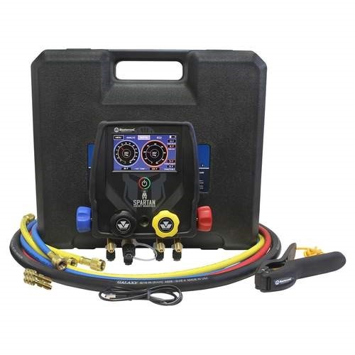 met 3 slangen 150 cm, temperatuurklem en vacuumsensor incl. koffer