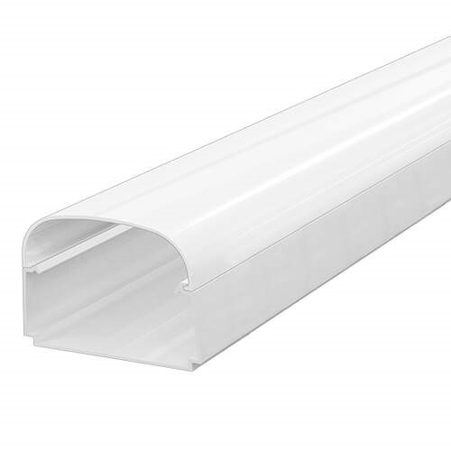 lengte van 2m (32 x 28mm) Zuiverwit RAL9010